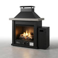 Outdoor Propane Fireplace Built for Year-Round Gathering, 50,000 BTU Output, CSA Certified, Hidden Tank Storage