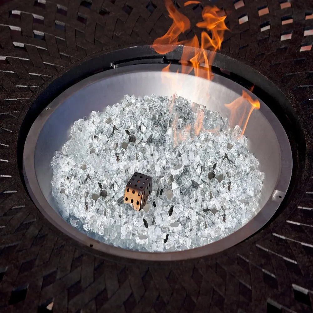Crystal Clear Reflective Fire Glass