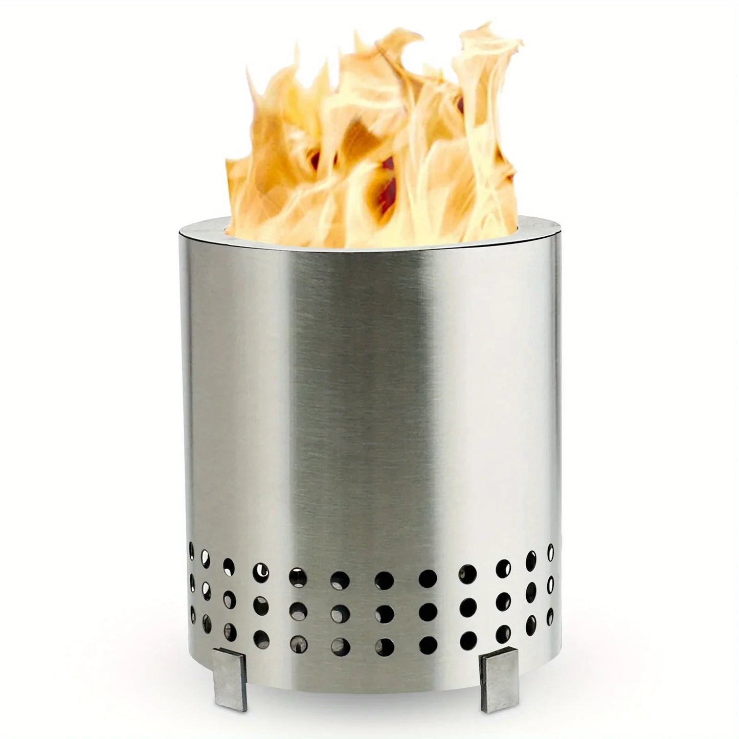 Camping Stove Tabletop Pit with Stand Outdoor Fireplaces Heater for