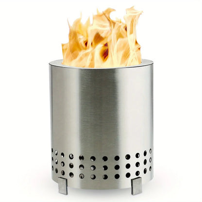 Camping Stove Tabletop Pit with Stand Outdoor Fireplaces Heater for