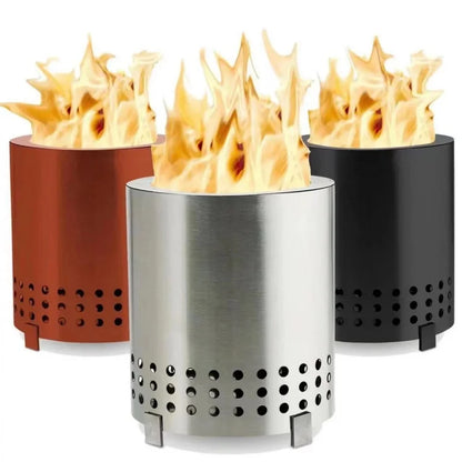 Camping Stove Tabletop Pit with Stand Outdoor Fireplaces Heater for
