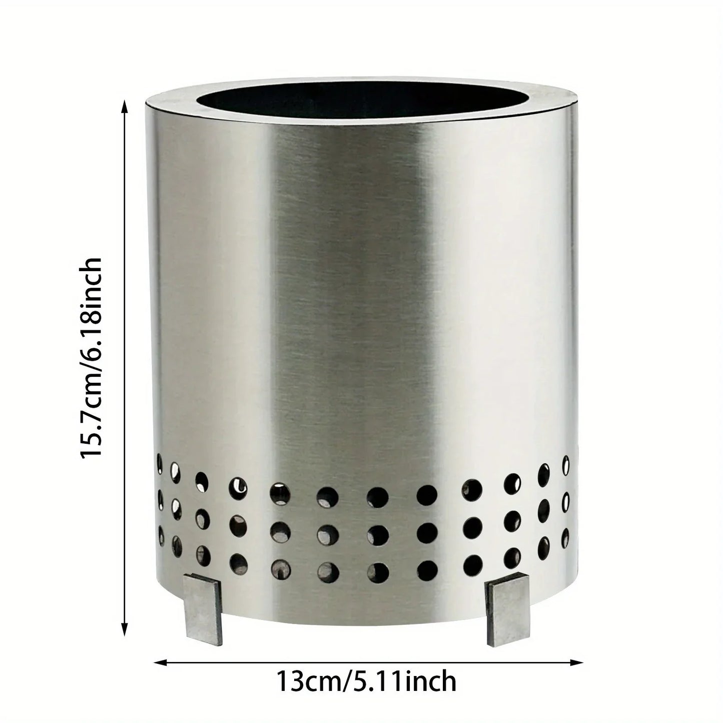 Camping Stove Tabletop Pit with Stand Outdoor Fireplaces Heater for