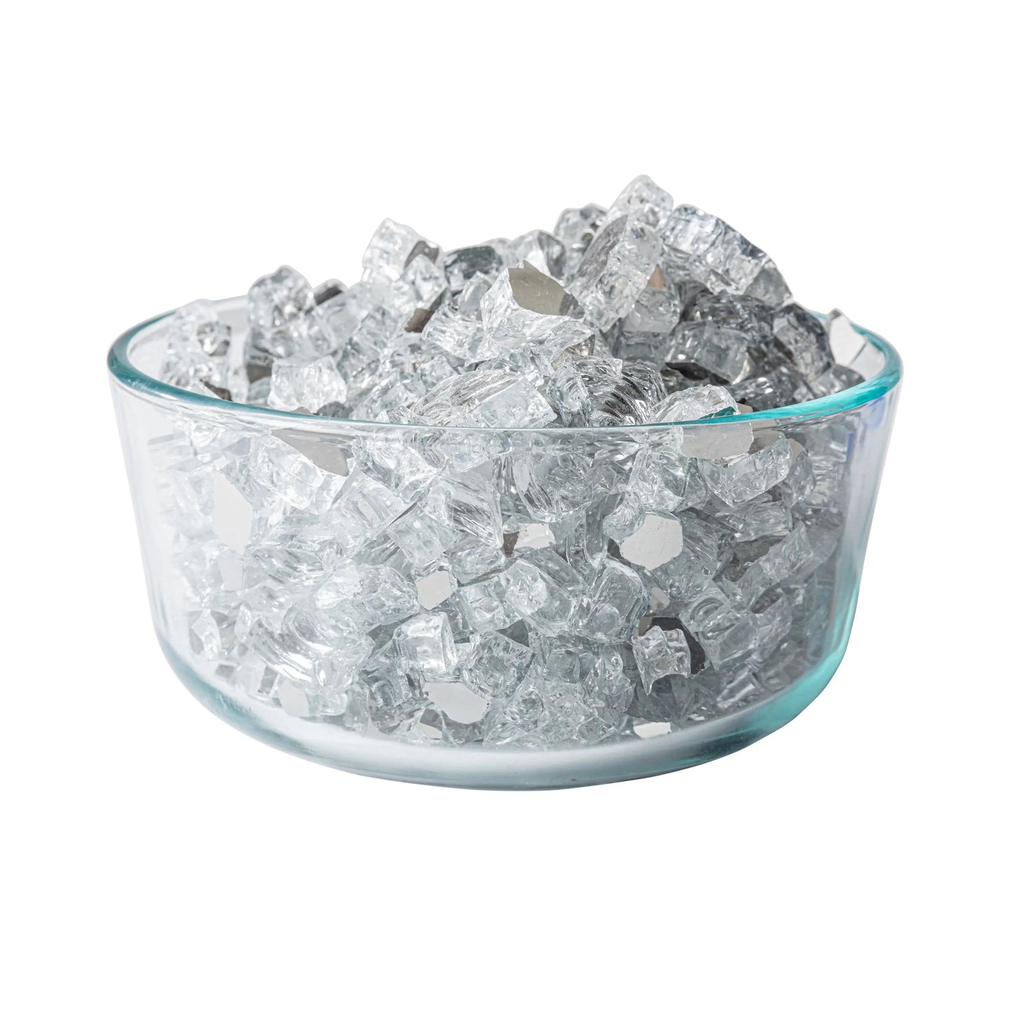 Crystal Clear Reflective Fire Glass