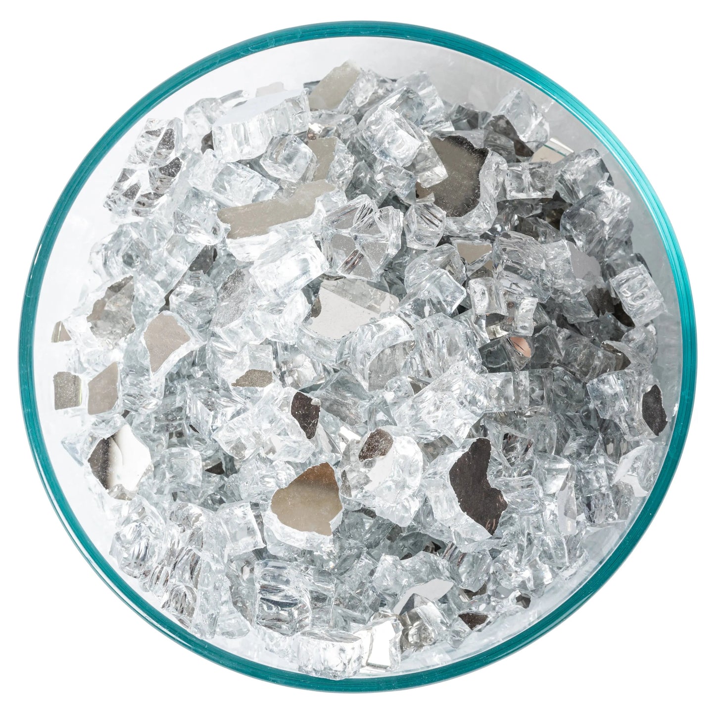 Crystal Clear Reflective Fire Glass