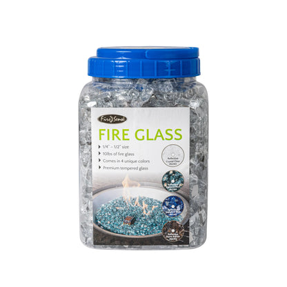 Crystal Clear Reflective Fire Glass