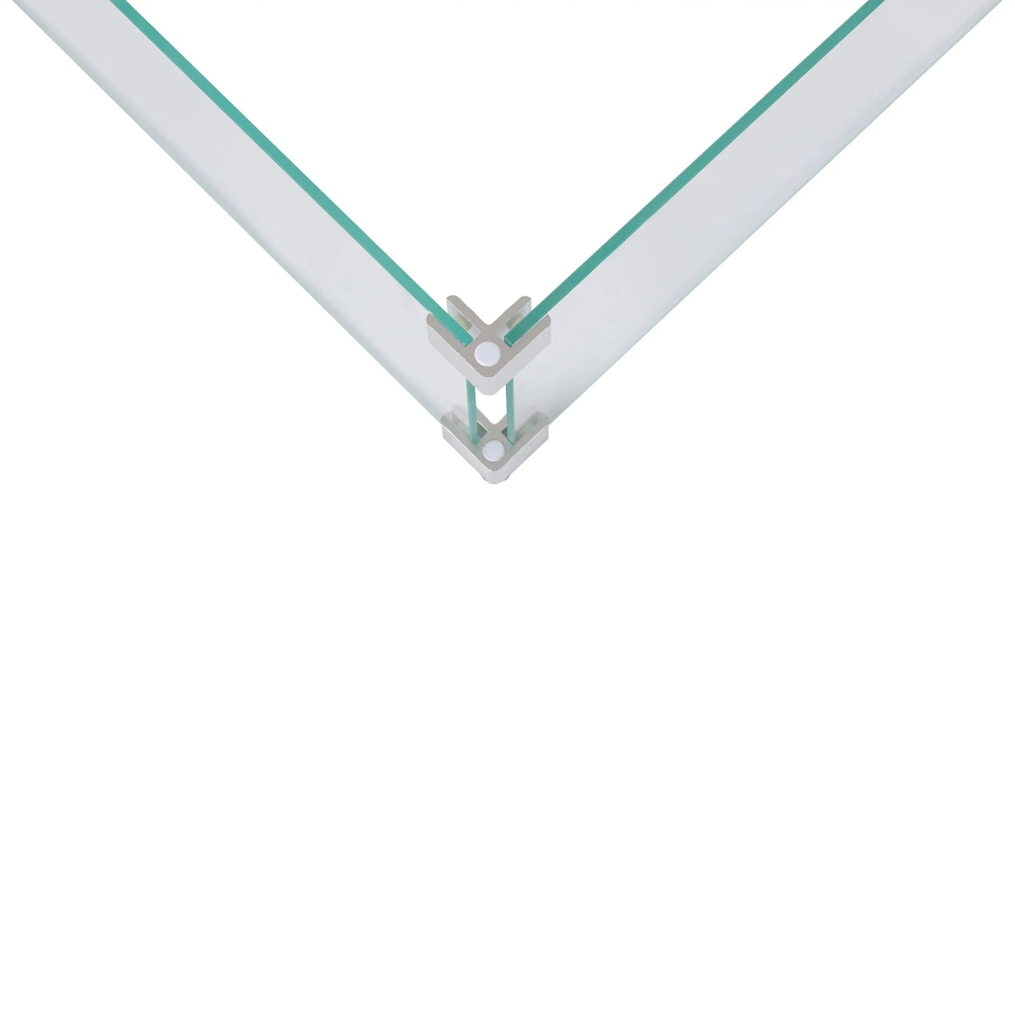Tempered Glass Wind Guard for Rectangle LPG Fire Pits