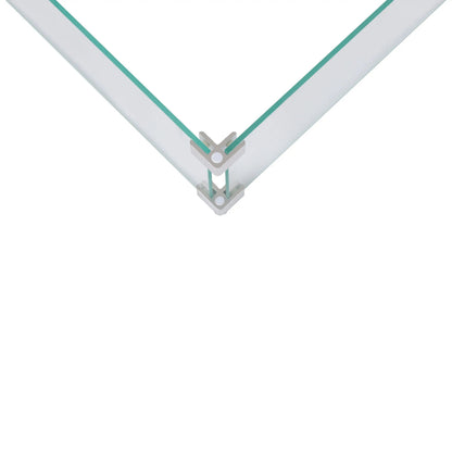 Tempered Glass Wind Guard for Rectangle LPG Fire Pits