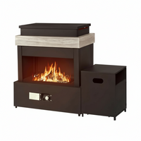 Outdoor Propane Fireplace Built for Year-Round Gathering, 50,000 BTU Output, CSA Certified, Hidden Tank Storage